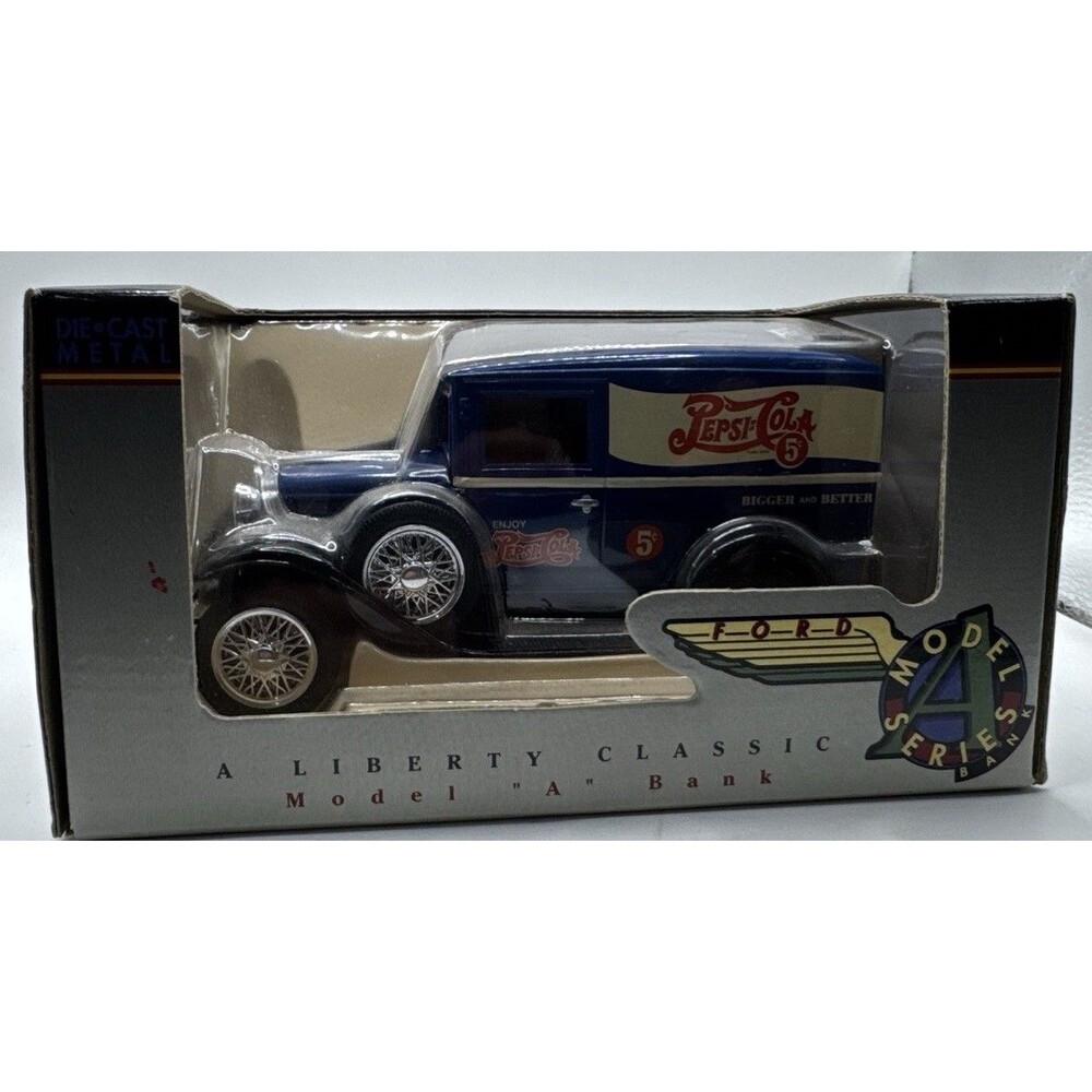 PEPSI-COLA 1927 FORD MODEL A PANEL VAN LIBERTY CLASSICS DIECAST TRUCK
